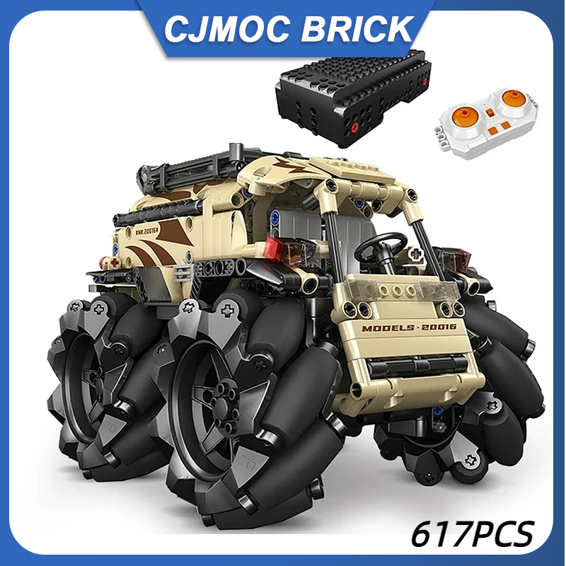 Stem Robotics Kit - モールドキング-子供用の全地形対応車のビルディングブロック、rc軍用車、リモートコントロール、技術、20016