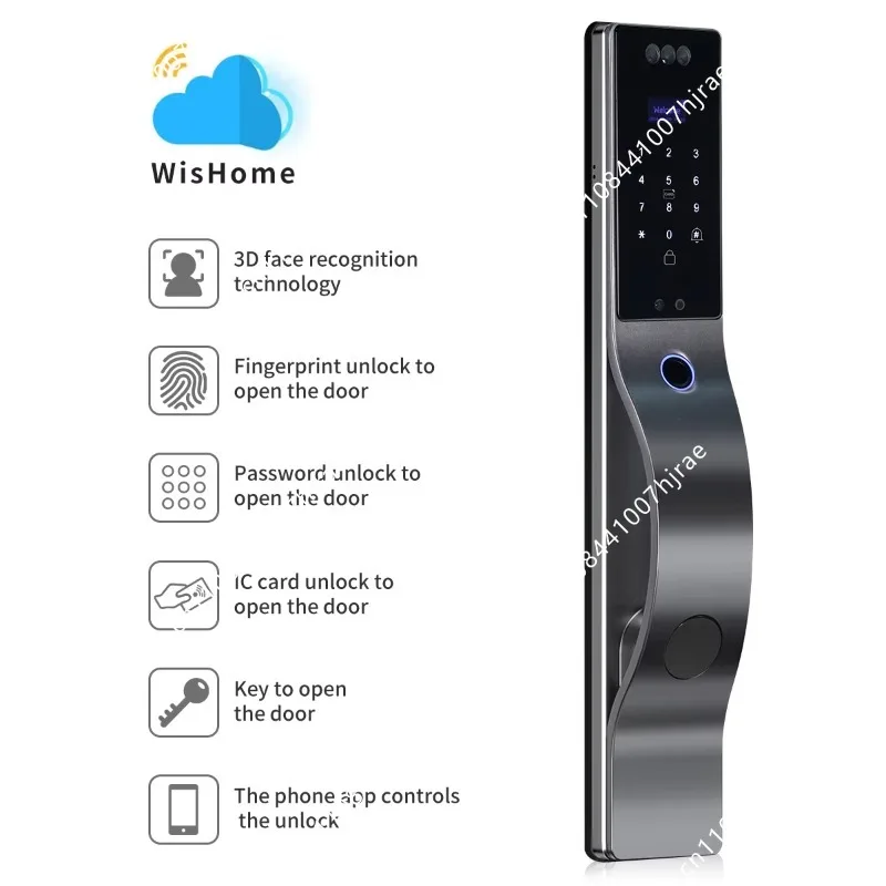 デジタルスマートドアロック、Wi-Fiアプリで操作可能、3D - Smart Door Lock Wifi のレビューと価格
