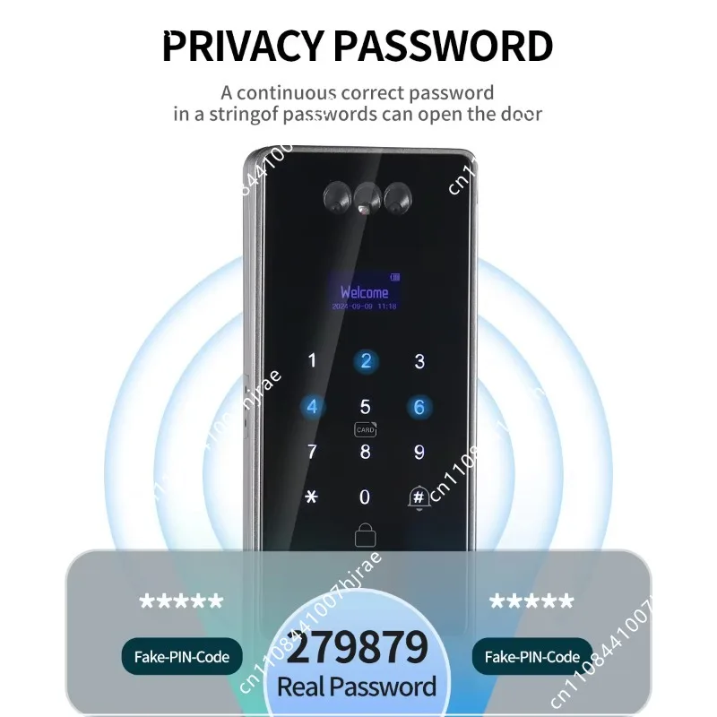 デジタルスマートドアロック、Wi-Fiアプリで操作可能、3D - Smart Door Lock Wifi のレビューと価格