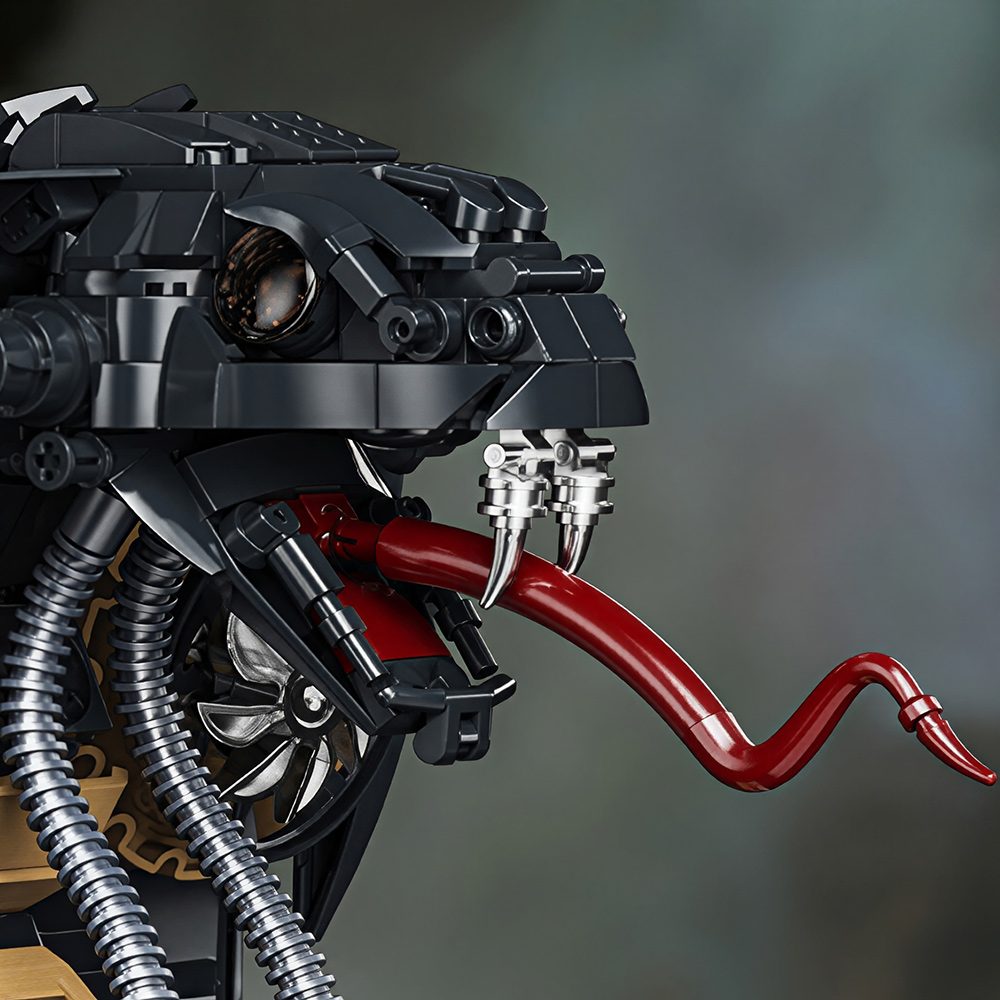 メカニカル・コブラ風動物モデル組み立てブロックキット 103 - Stem Robotics Kit のレビューと価格