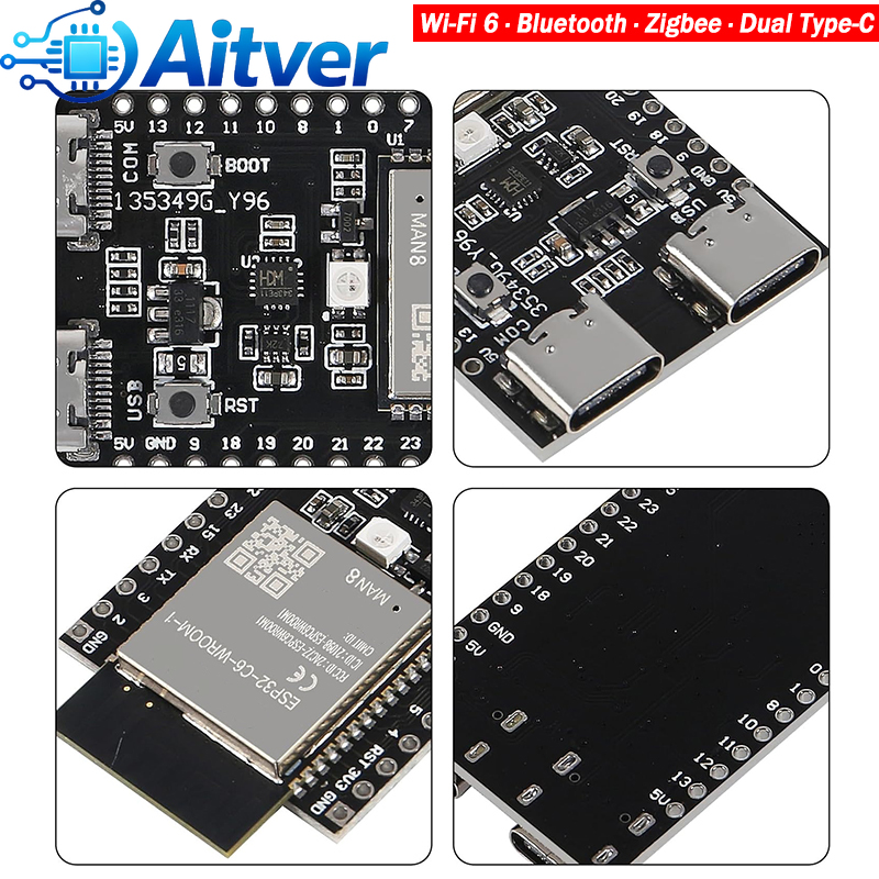 ESP32 C6 開発ボード WiFi6 BLE5 Zigb - Esp32 Smart Home Kit のレビューと価格