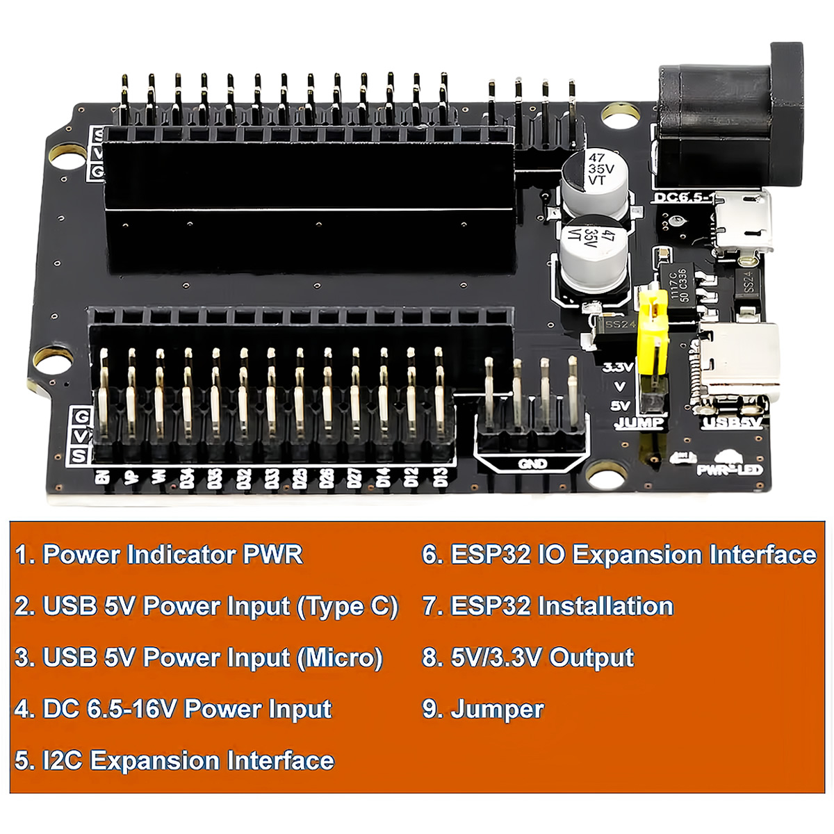 ESP32-WROOM-32 拡張開発ボード DEVKIT  - Esp32 Smart Home Kit のレビューと価格