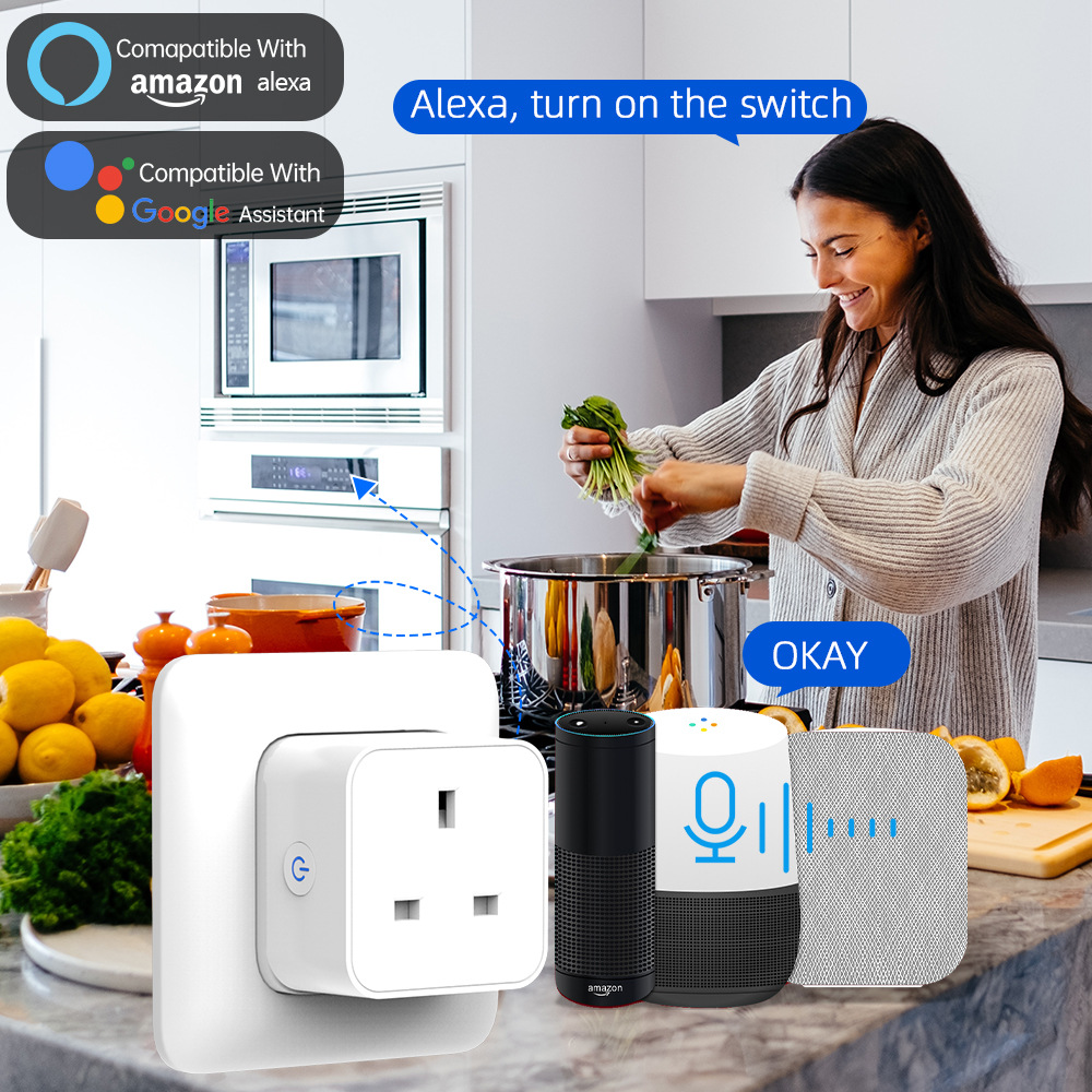 Tuya スマートソケット 16A/20A WiFi または - Wifi Smart Plug のレビューと価格