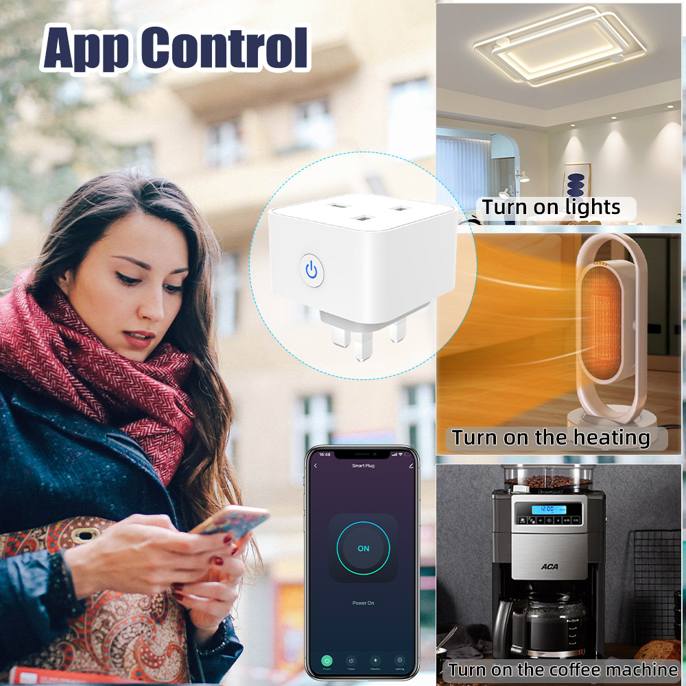 Tuya スマートソケット 16A/20A WiFi または - Wifi Smart Plug のレビューと価格