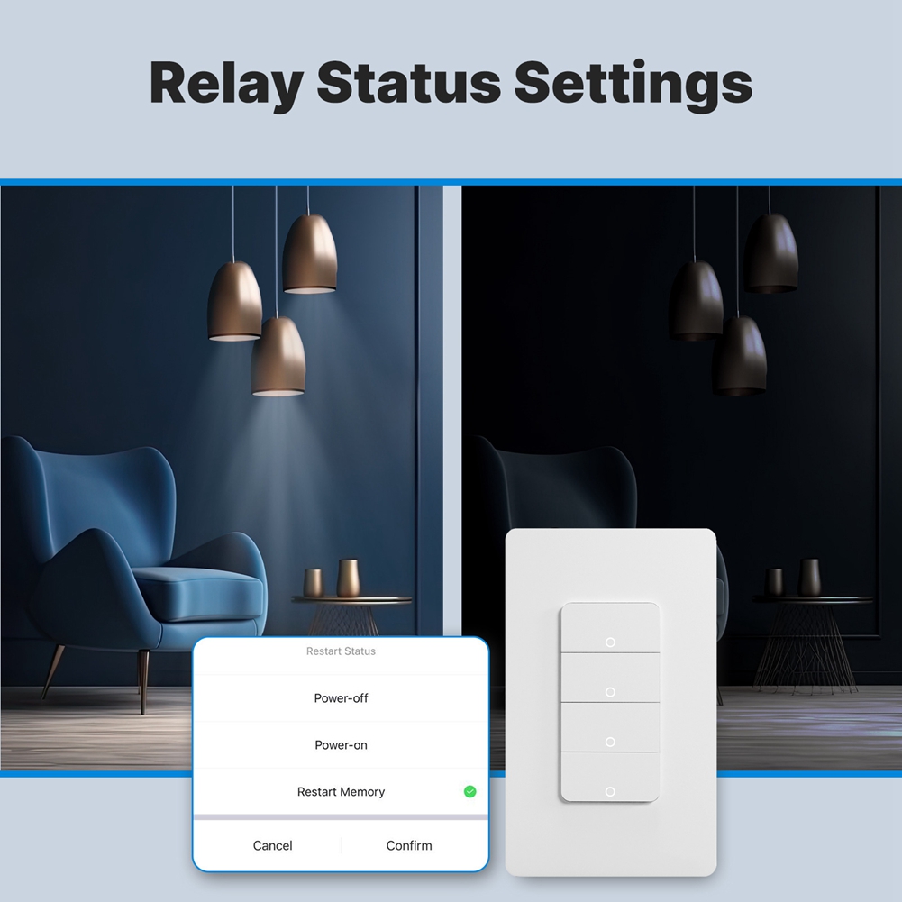 THIVN-Matter対応 Wi-Fiスマートライトスイッ - Smart Light Switch Wifi のレビューと価格