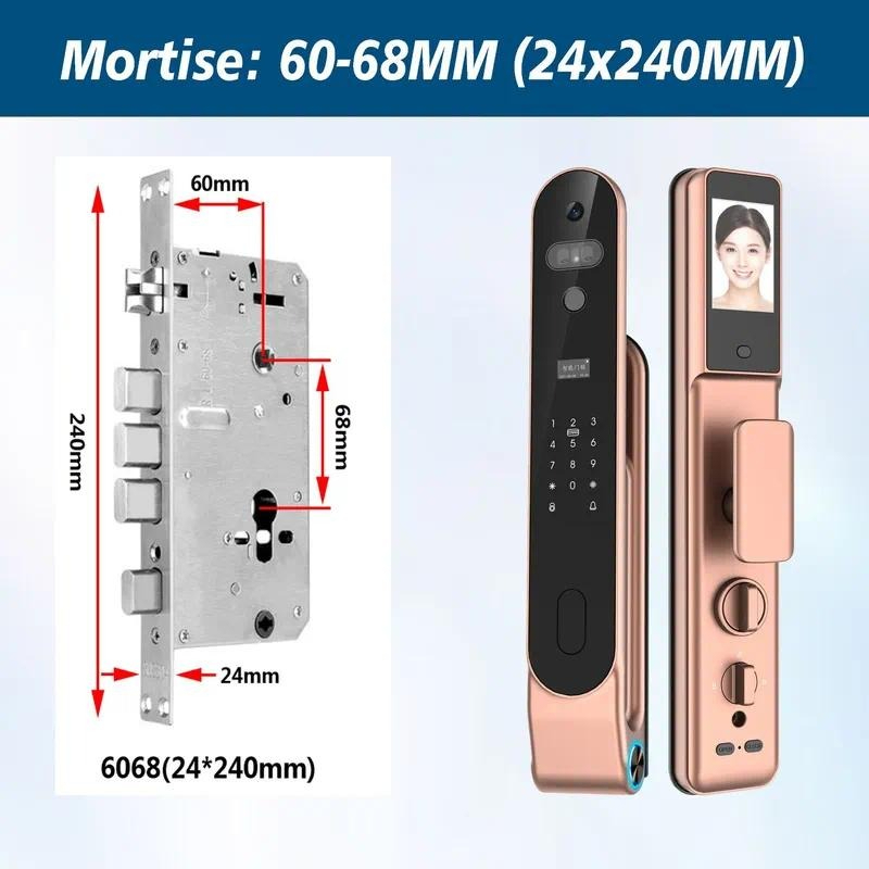 高品質な3D顔認証、パスワード、手のひら認証、手のひら静脈認 - Smart Door Lock Wifi のレビューと価格