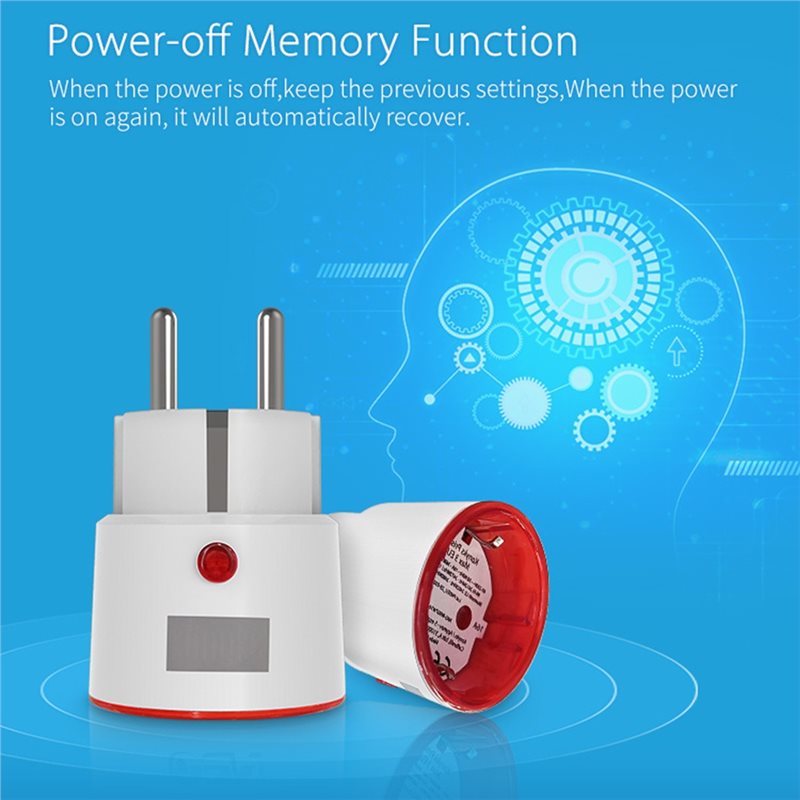 AT21-Tuya Wi-Fi対応スマートEUプラグ 16A - Wifi Smart Plug のレビューと価格