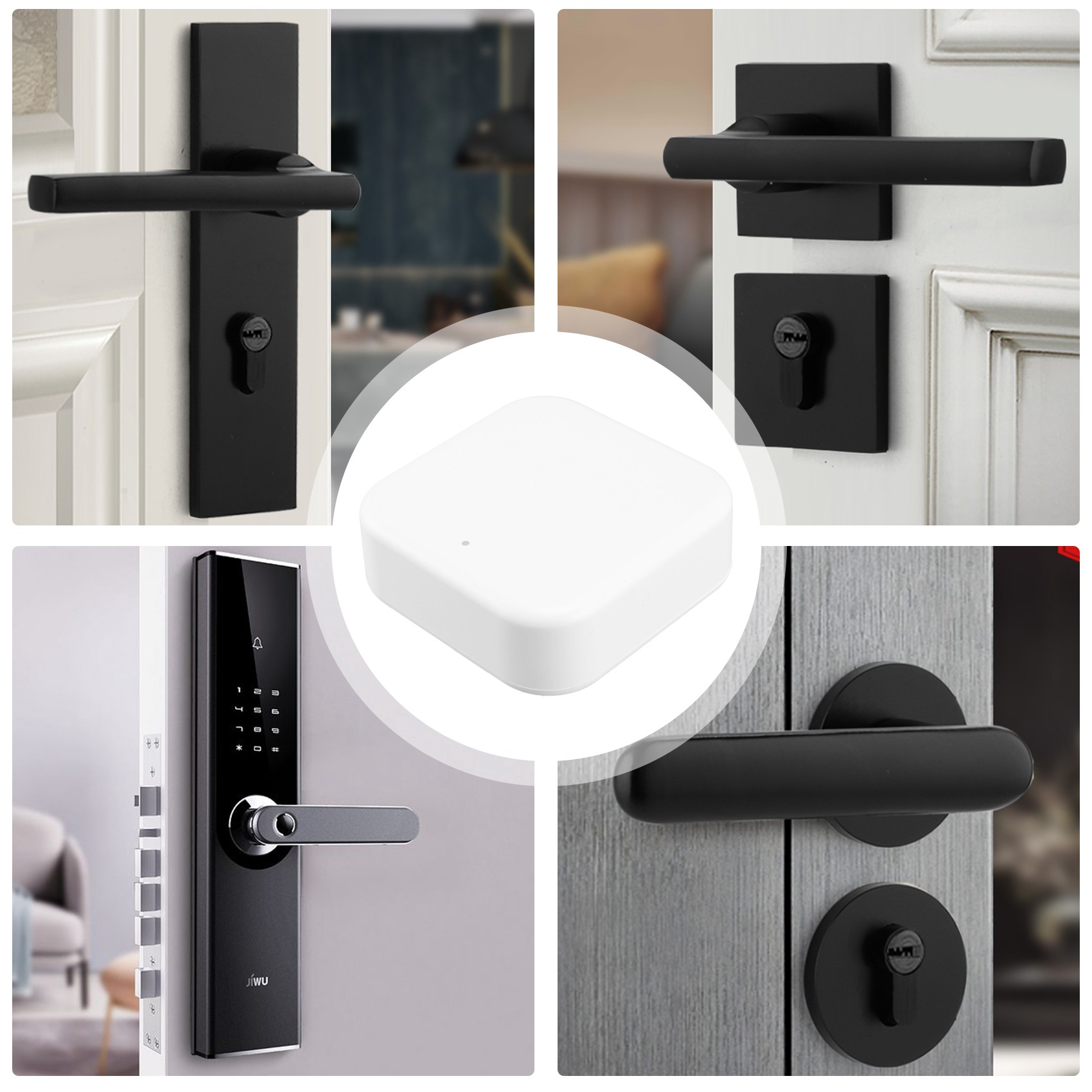 Bluetooth Wifiゲートウェイ 指紋パスワード ス - Smart Door Lock Wifi のレビューと価格