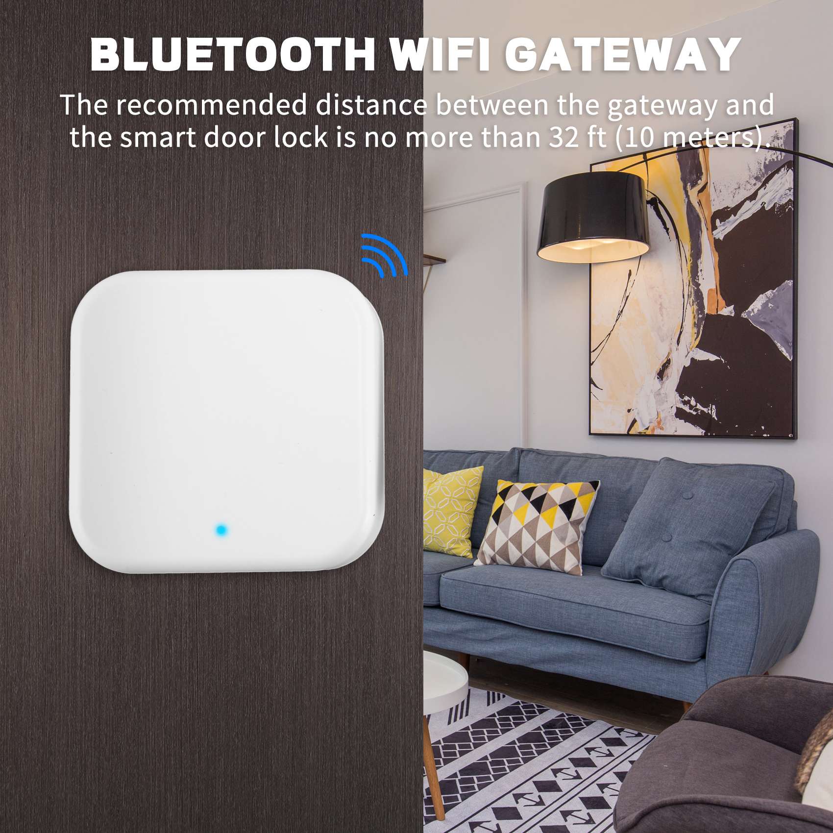 Bluetooth Wifiゲートウェイ 指紋パスワード ス - Smart Door Lock Wifi のレビューと価格