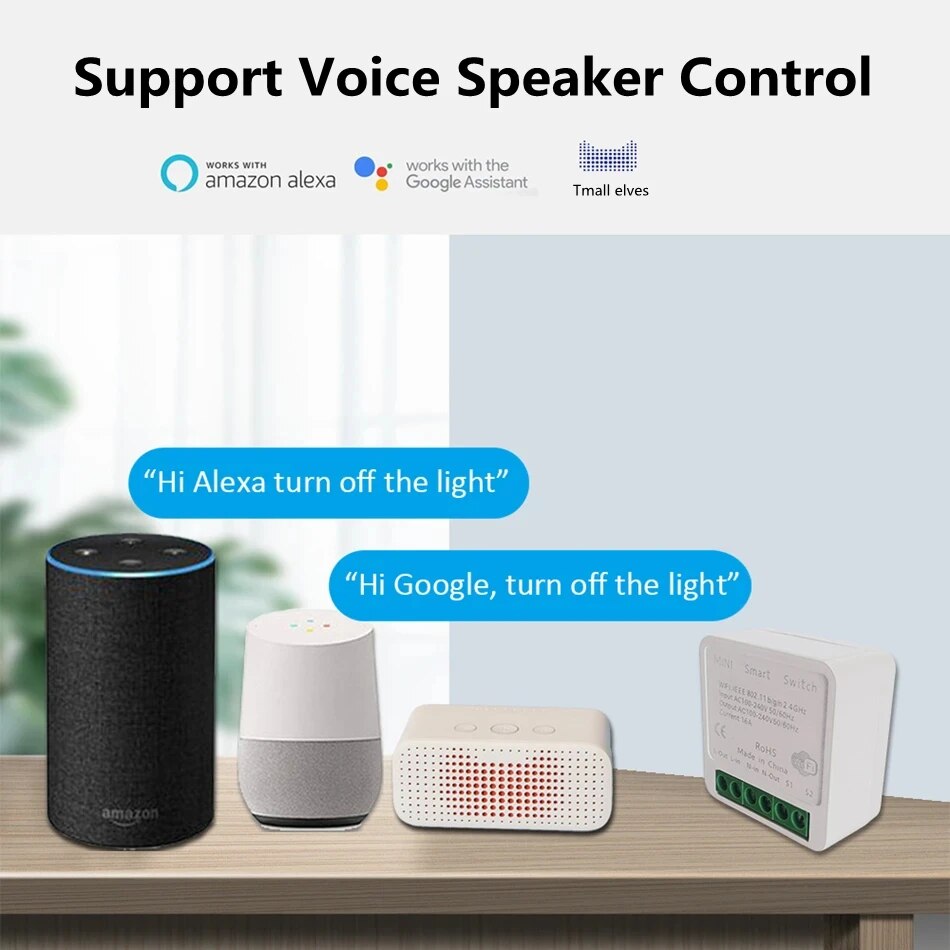 Tuya Smart Lifeアプリ対応 Mini 16A  - Smart Home Automation Kit のレビューと価格