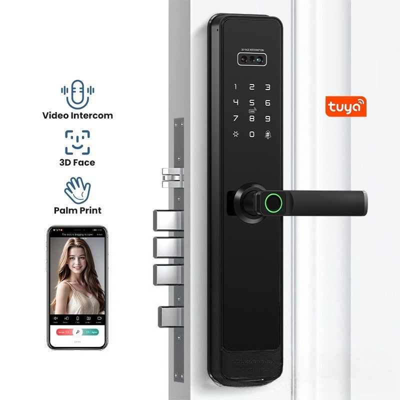 EGFirtor 半自動 Tuya 指紋パスワードロック ホ - Smart Door Lock Wifi のレビューと価格